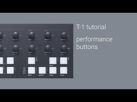 T-1 performance buttons