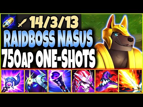 Meet NEW Meta RAIDBOSS NASUS MAX PEN Season 12 Build ~ 750 AP ONE-SHOTS 🔥 LoL Top Nasus s12 Gameplay