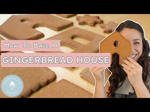 Gingerbread House Part 1 - How To Bake Your Gingerbread Cookies | Georgia's Cakes