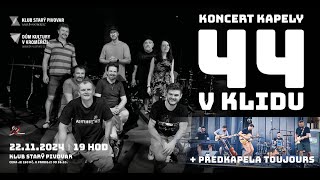 Video 44 v klidu - koncert Starý pivovar Kroměříž (22.11.2024)