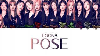 LOONA (이달의 소녀) – POSE Han/Rom/Eng Color Coded Lyrics