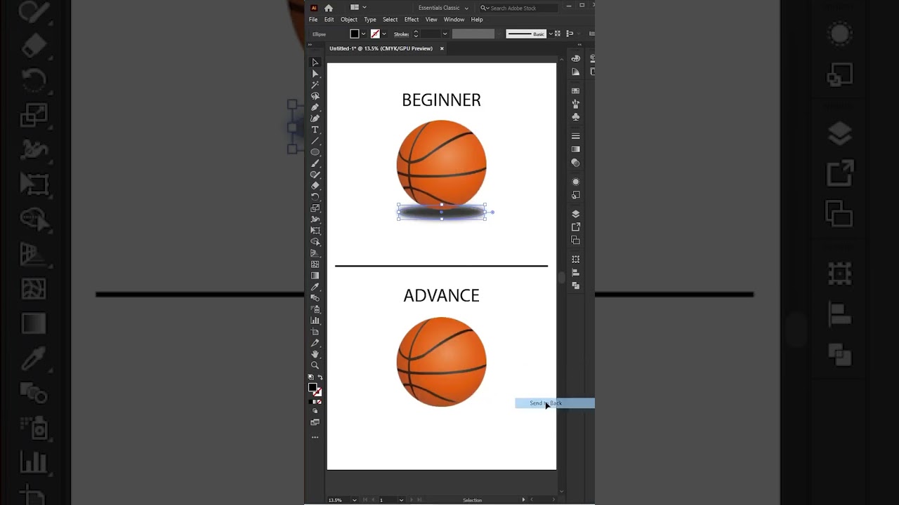 Adobe Illustrator Tutorial | Create Realistic Shadow #illustrator #graphicdesign