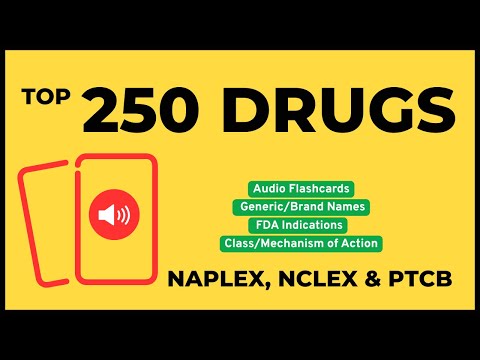 Memorize the Top 250 Drugs FAST | Flashcards for NAPLEX, NCLEX & PTCB Review