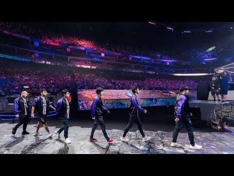 Ti9 PSG LGD GAMING in stage