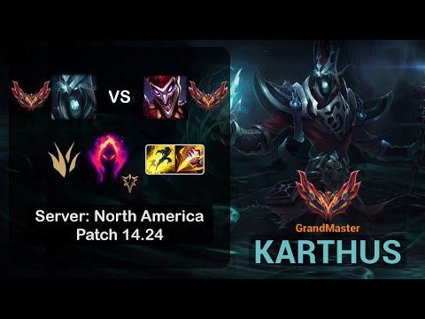 Karthus Jungle vs Shaco - NA GrandMaster - Patch 14.24