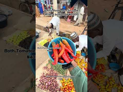 Hausa food you can cook with a budget of 5000 #food #foodie