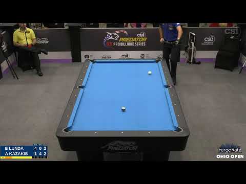10-BALL ▸ 2021 FargoRate Ohio Open  ▸ E. Lunda vs A. Kazakis