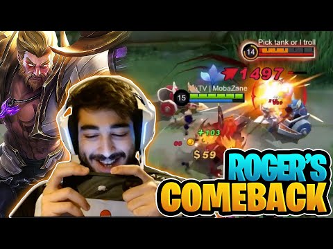 The Roger God is back | MobaZane | Mobile Legends