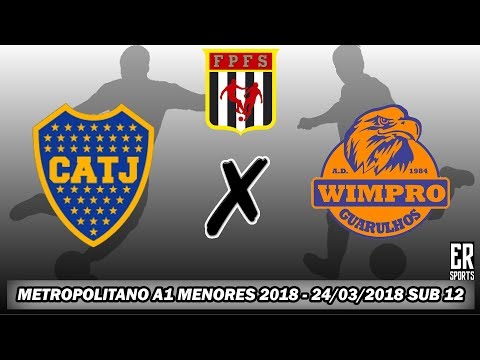 Lances do Metropolitano 2018 entre Tabuca Juniors 1x1 Wimpro menores - 24/03/2018 | SUB 12