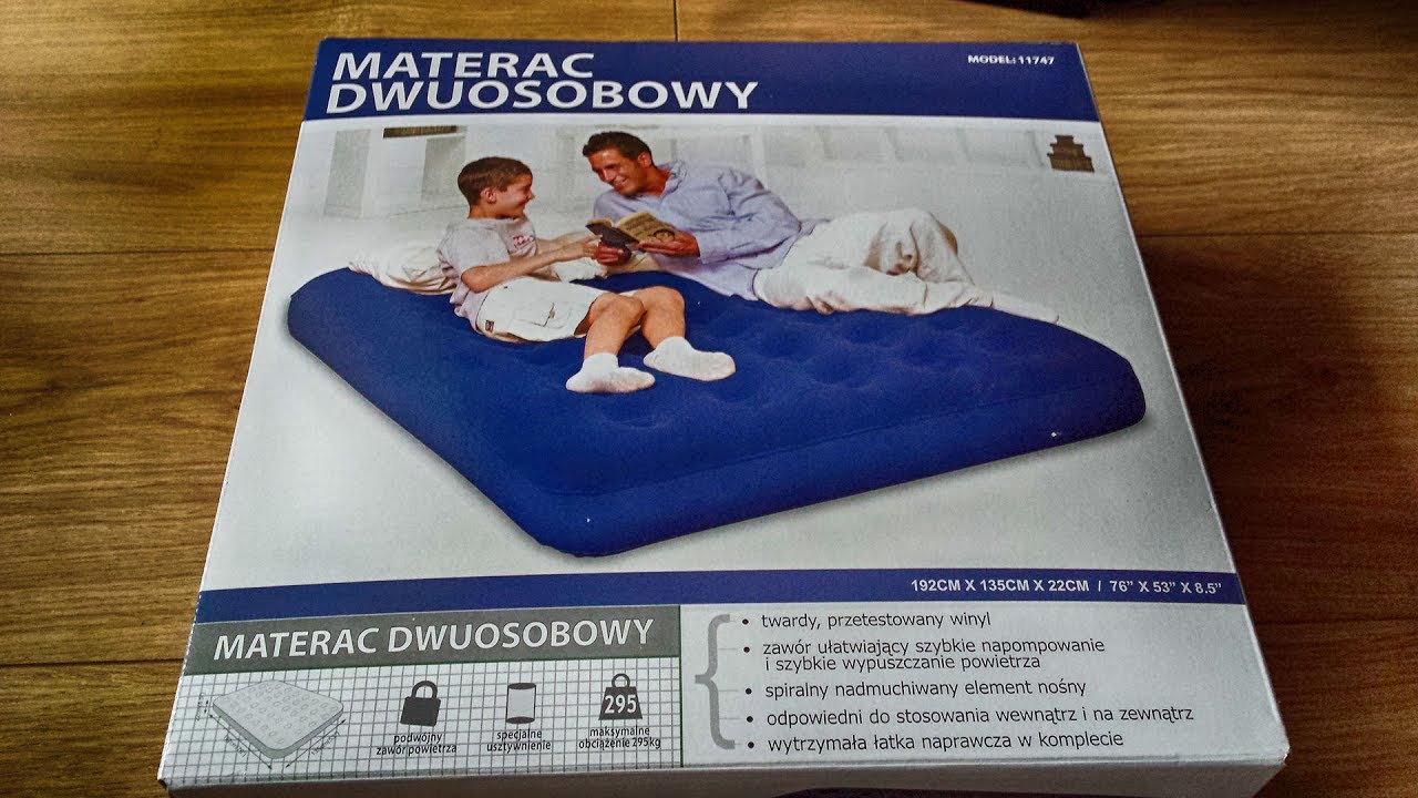 Materac Dwuosobowy z Biedronki z marketu