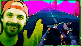 TANUKI SUNSET || Radical Racing INDIE GAME with a Tanuki on a Skateboard!
