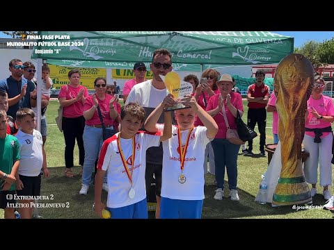 FINAL FASE PLATA BENJAMÍN A - Mundialito 2024 CD Extremadura 2 - Atlético Pueblonuevo 2 (16/06/24)