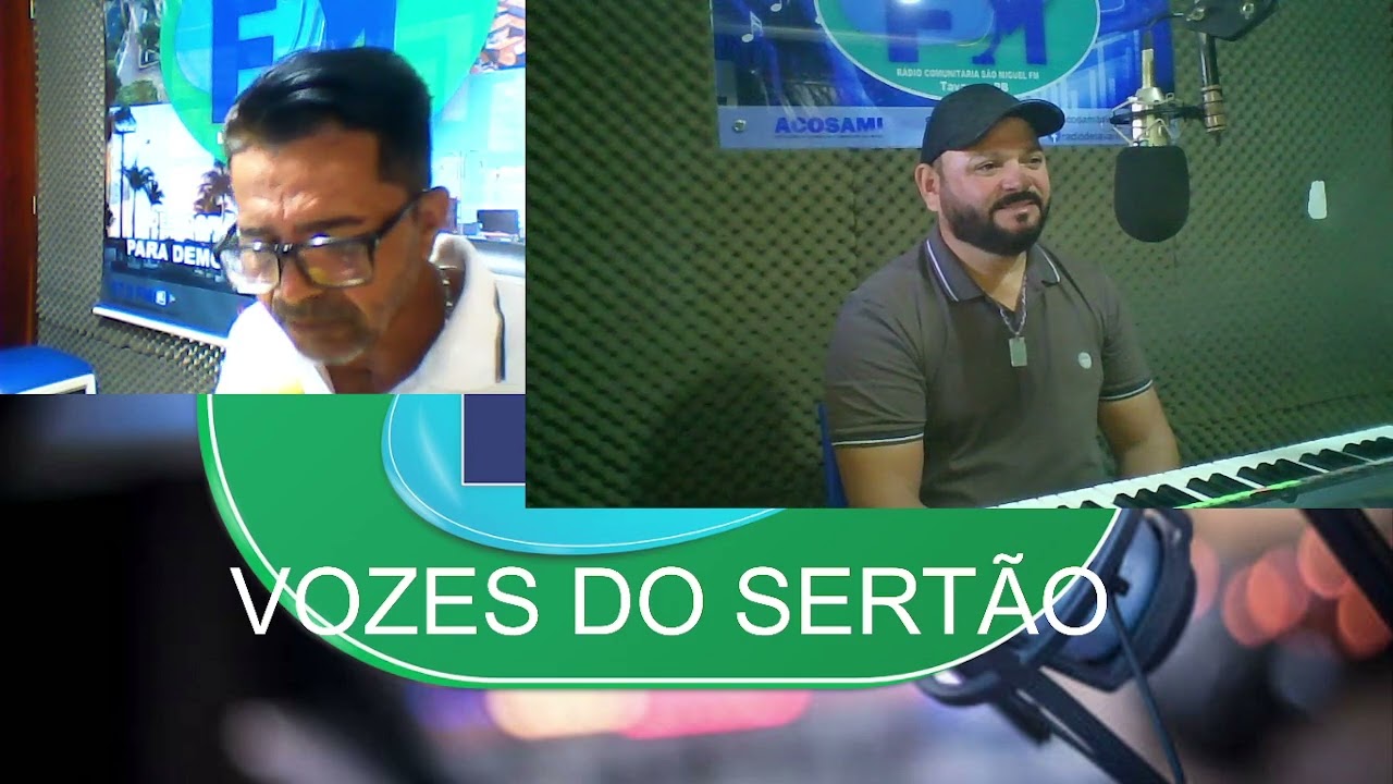 Programa Vozes do Sertão Rádio São Miguel Tavares PB