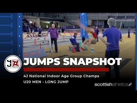 JUMPS SNAPSHOT | 4J National Indoor Age Groups - U20 Men's Long Jump