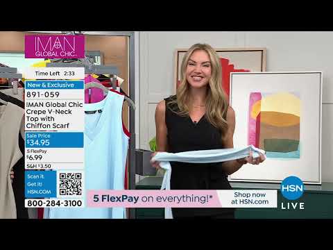 HSN | IMAN Global Chic Fashions - All On Sale 03.29.2025 - 07 PM