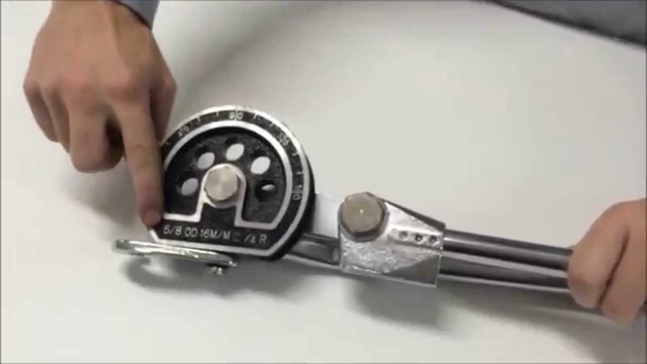 Como usar o curvador de tubos