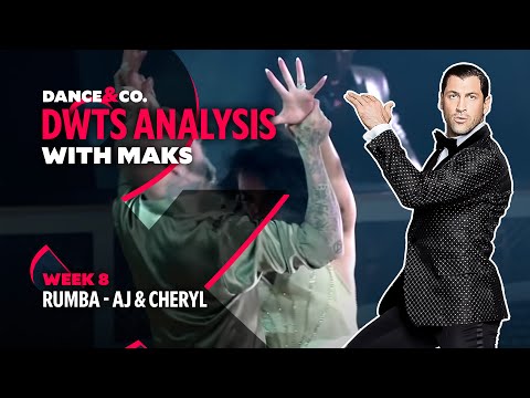 DWTS MAKS ANALYSIS: Week 8 - AJ Mclean & Cheryl Burke's Rumba