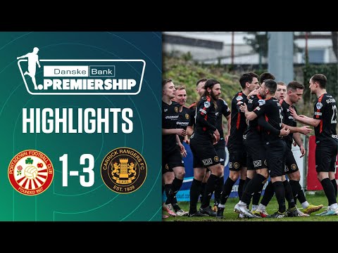 Carrick boost Euro hopes with Shamrock win | Portadown 1-3 Carrick Rangers | Irish League Highlights