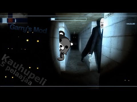 Kauhupeli HAUSKAT HETKET | Slender ruskean reiän ritari (Gmod Slender SUOMI ) känni pelaamista