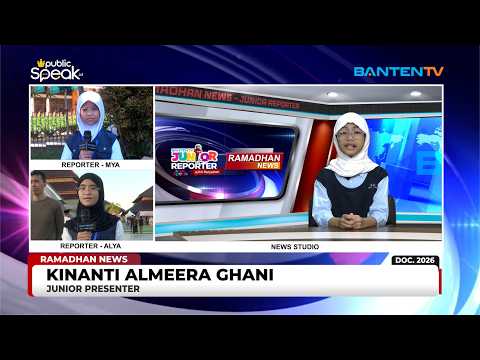 Video dokumentasi praktik panggung dan rekaman podcast siswa Speak Corner Public Speak ID Serang episode 14