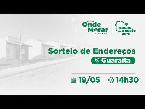Sorteio de Endereços Guaraíta