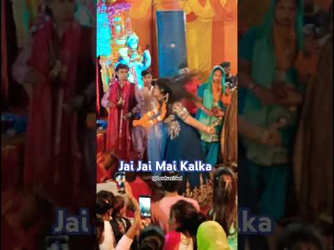 Mata Aa gyi 🔥 Jhummi Re Jhummi Maa Kali Maiya ✨ #kalka #lordverified #jhankiya