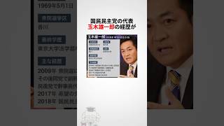 【国民民主党の代表】玉木雄一郎に関する雑学 #shorts