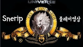 [하이퍼유니버스]크아앙 오늘자 아르극장! Snerip아르슬랑플레이영상