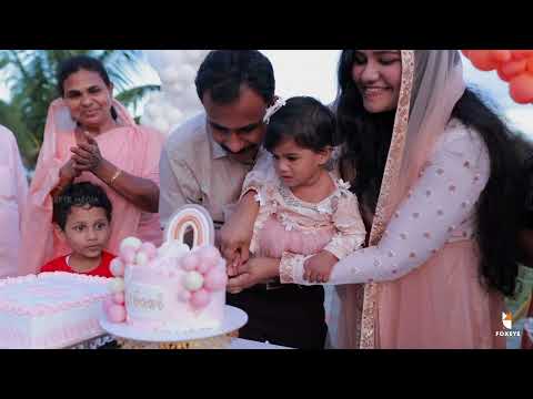 ESHAAL'S FIRST CAKE SMASH |ESHAAL KHALILAH MUNEER| FOXEYE MEDIA