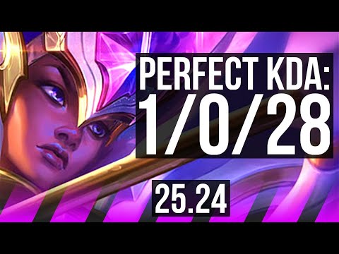 RELL & Nilah vs SENNA & Yunara (SUP) | 1/0/28 | KR Master | 25.24