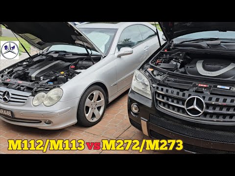 Which one is better? M112/M113 vs M272/M273 Mercedes Engines compared.