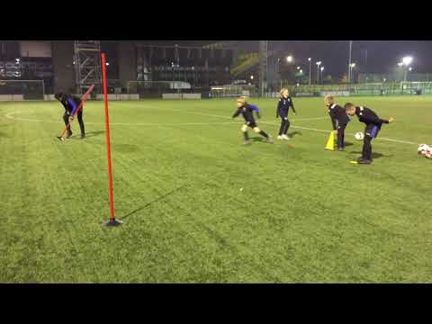 Reactiespel // technische vorm // Club Brugge U8-U9 // november 2019