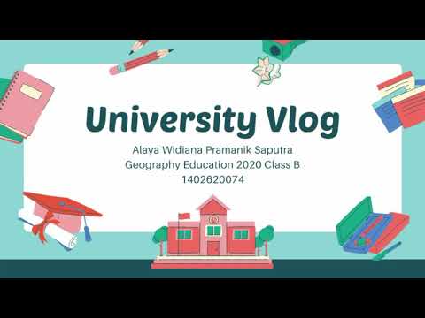 University Vlog for Midtest  Sem. 113 English Subject Alaya Widiana Pramanik Saputra_1402620074