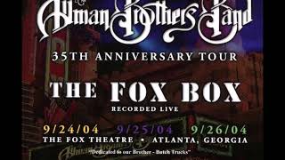 The Allman Brothers Band - Blue Sky (Live at Fox Theatre, Atlanta, 09-25-2004)
