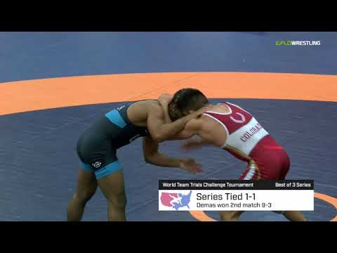 2018 FS WTT Challenge/UWW Juniors 65 3 Of 3 - Dom Demas (Okla) Vs. Andrew Alirez (Nort).mp4