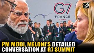 Must Watch Video! Prime Minister Modi, Italian PM Meloni’s detailed conversation at G7 Summit