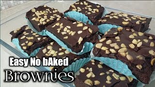 Easy No baked Brownies by mhelchoice Madiskarteng Nanay