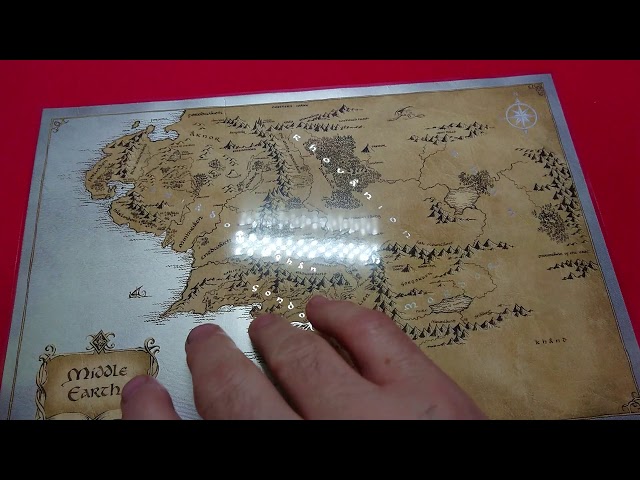 Vídeo relacionado con Moneda de lujo del Señor de los Anillos: Mapa de la Tierra Media