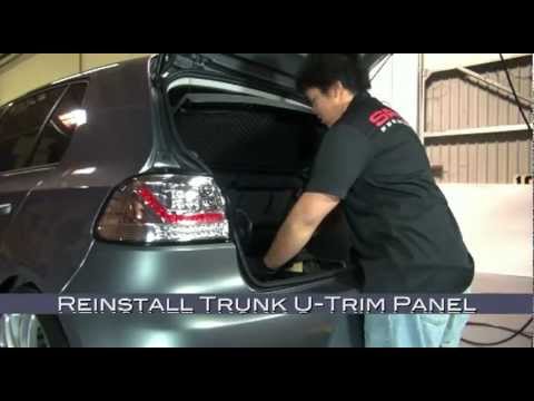 Spyder Auto Installation: 2010-12 Volkswagen Golf/GTI/TDI LED Tail Lights