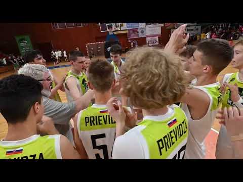 Oslavy - Majstrovstvá SR U14 - 2023 - MBA Prievidza získali titul Majstra Slovenska