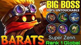 Download lagu BIG Boss Barats Untouchable Build - Top 1 Global Barats by Super Zenn. - Mobile Legends mp3