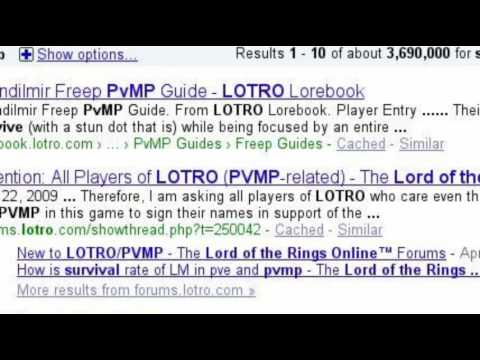 An introduction to my burglar in Lotro