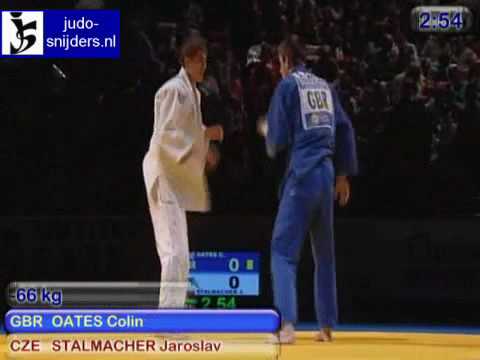 Judo 2009 Birmingham: Oates (GBR) - Stalmacher (CZE) [-66kg].