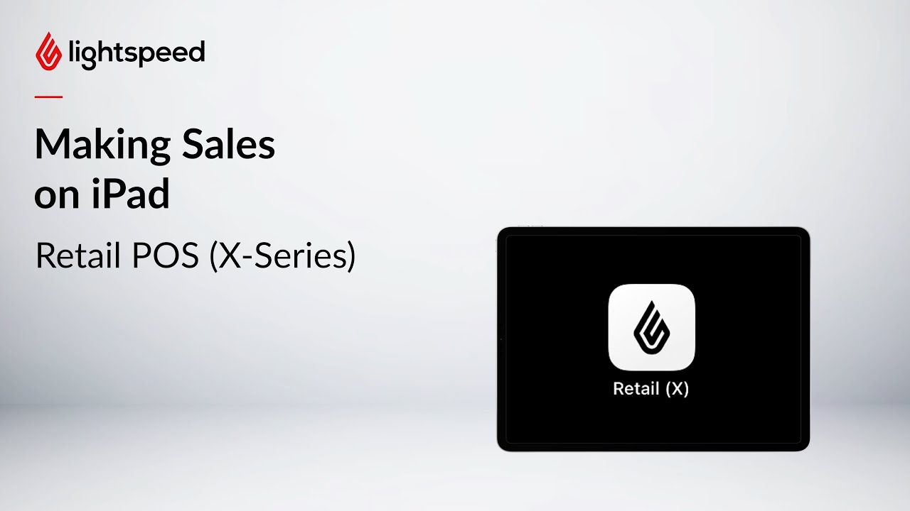 Making Sales on iPad