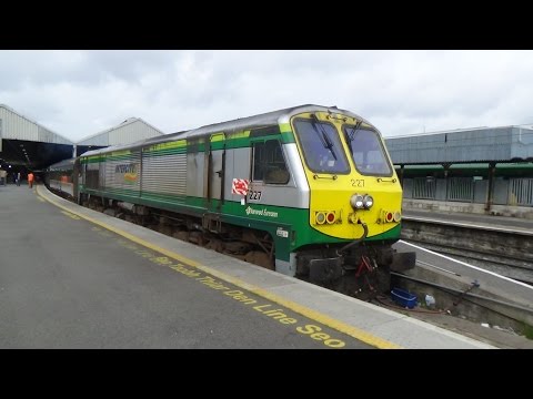 IE 201 Class loco 227 + Enterprise Train - Dublin Connolly 8/5/15