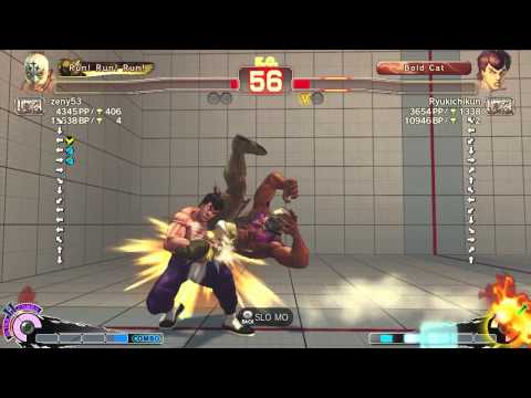 Zeny53 (El Fuerte) vs Ryukichikun (Fei Long) - #USF4 ranked