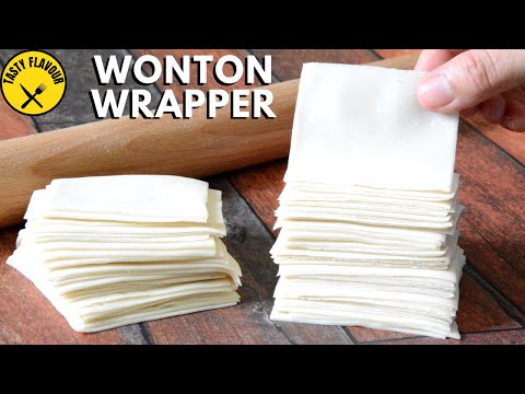 HOW TO MAKE WONTON WRAPPER PERFECTLY | WONTON WRAPPER RECIPE | EASY RECIPE