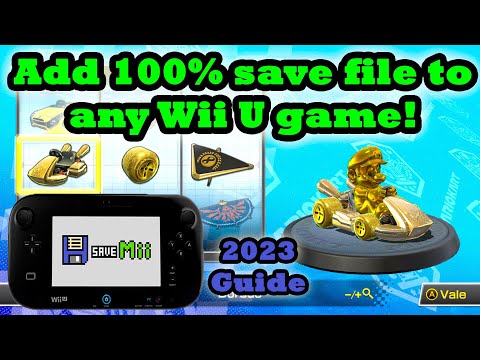 Add 100% Save Data to ANY Wii U Game! (Tiramisu Environment))