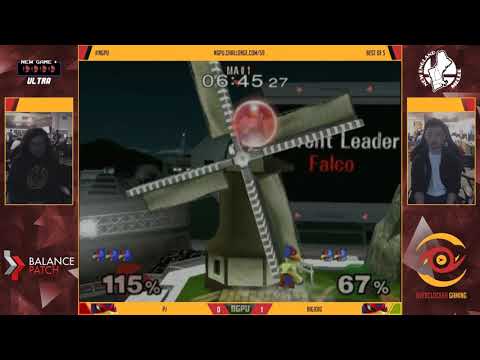 NGPU 59 SSBM - PJ (Default Falco) vs. BigJoig (Blue Falco) - Melee WF