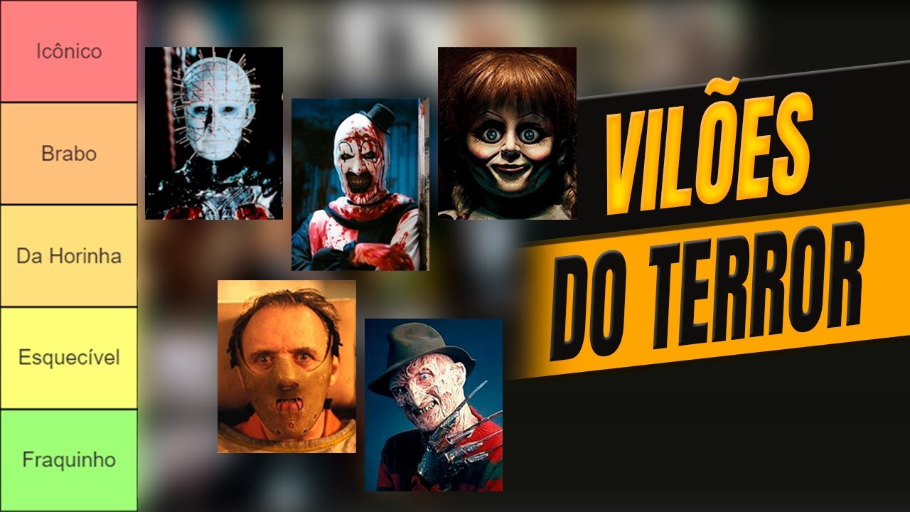 RANKEANDO VILÕES DO TERROR DOS MELHORES AOS PIORES
